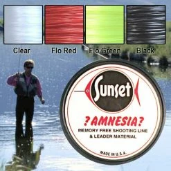 Kraft Tool Company Sunset Amnesia Memory Free Monofilament Trace | 15lb / 6.8kg 100m Braid, Lines & Leaders