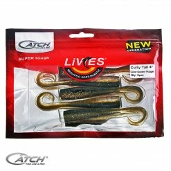 Catch Livies Softbait Pack - Curly Tail Golden Nugget Soft Baits