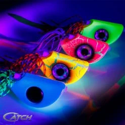 Catch Beady Eye Kabura Jig In Pink Crackle With Glow And UV (60-150g)