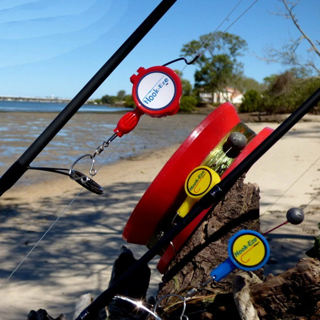 Hook-Eze Hook Eze Fishing Knot Tying Tool Twin Pack In Yellow