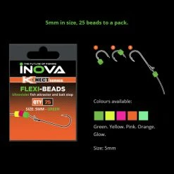 Boat Fishing INOVA Flexi Beads - 25 Pack