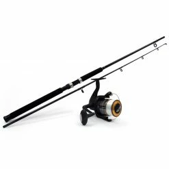 Kilwell 8 Ft General Purpose Black Shadow Combo Set Rod & Reel Combos
