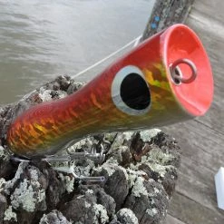 SnapperTackle Lures, Jigs & Rigs Kingfish Popper - Yellow Snapper Tackle Balsawood Popper