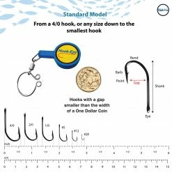 Hook-Eze Hook Eze Fishing Knot Tying Tool Twin Pack In Yellow