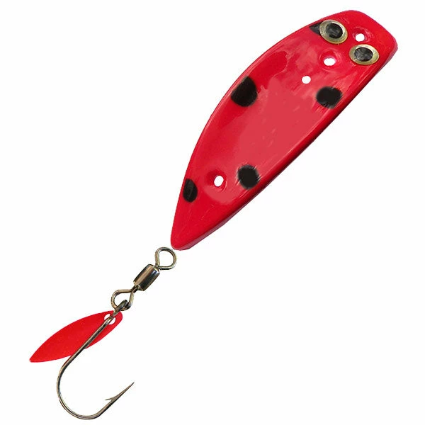 Pro-Troll Lures, Jigs & Rigs Trout Killer Trolling Lure - Red Black Dots