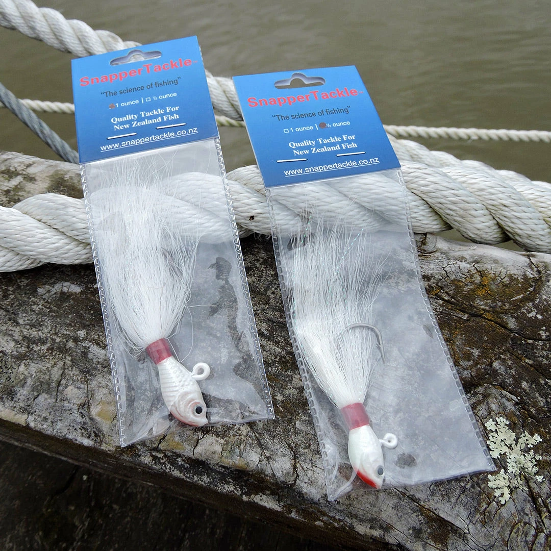 SnapperTackle Lures, Jigs & Rigs Snapper Tackle Bucktail Jig - White