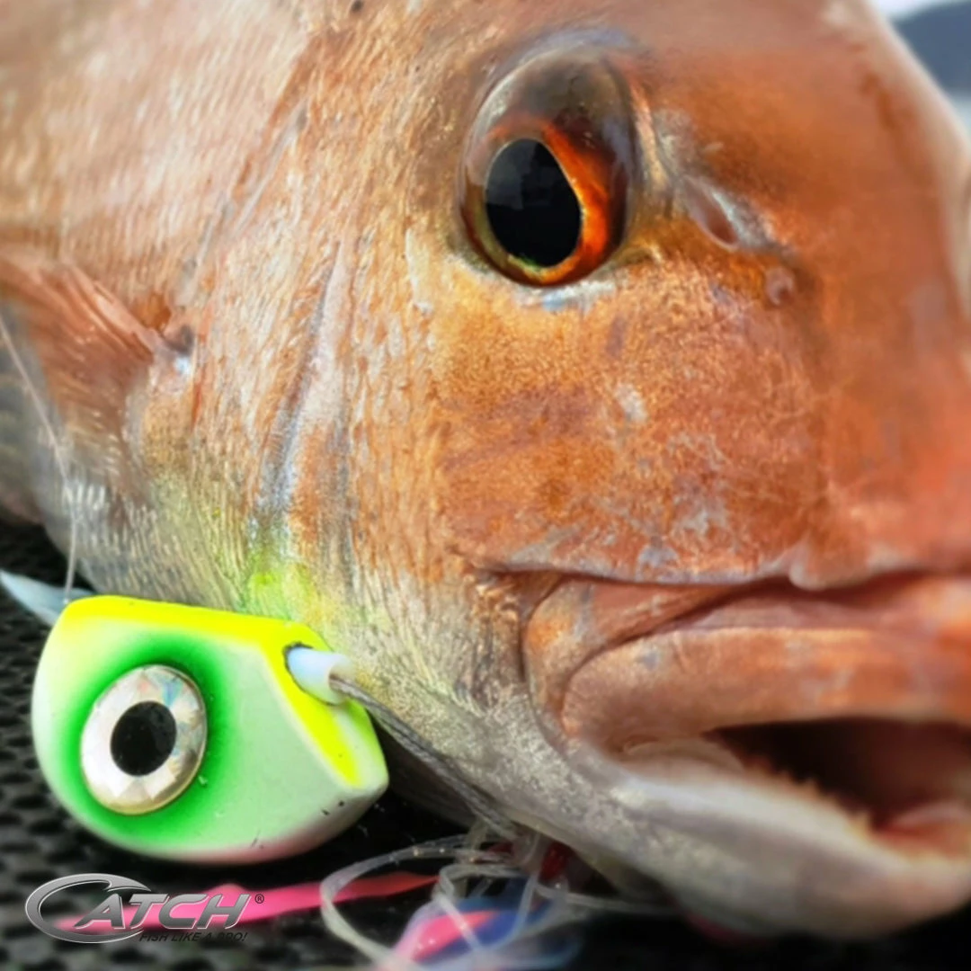 Catch Beady Eye Kabura Jig In Pink Crackle With Glow And UV (60-150g)