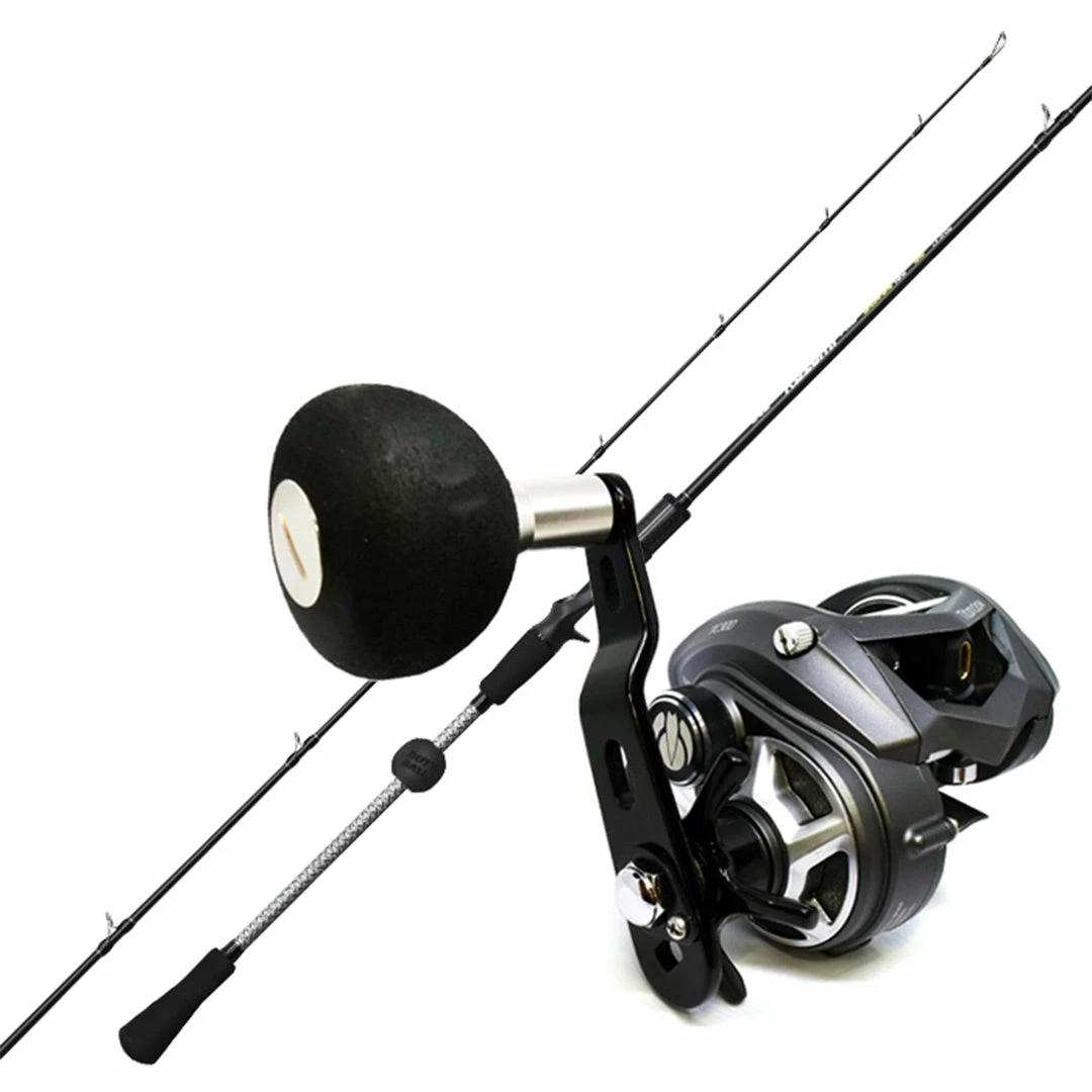 Rod & Reel Combos Tica Titanclaw + Kazumi Overhead Slider Combo 15kg Drag 7Ft 1 Piece 30-150 Gram