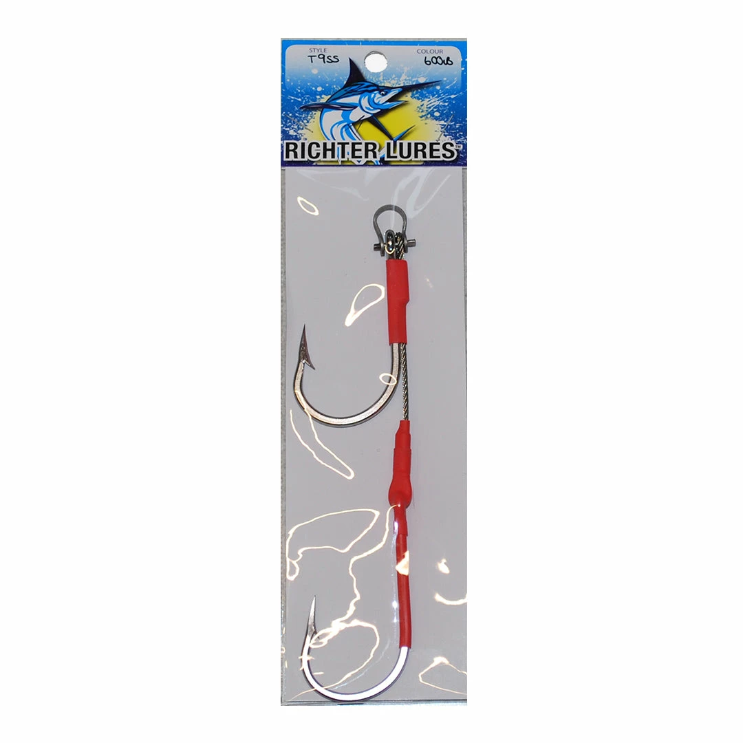 Richter Lures Deals Twin Shogun Hook Game Fishing Rig 7/0 - 12/0