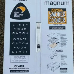 Fish Smoker - Kilwell Magnum 23 Litre Smoker Smokers & Sawdust